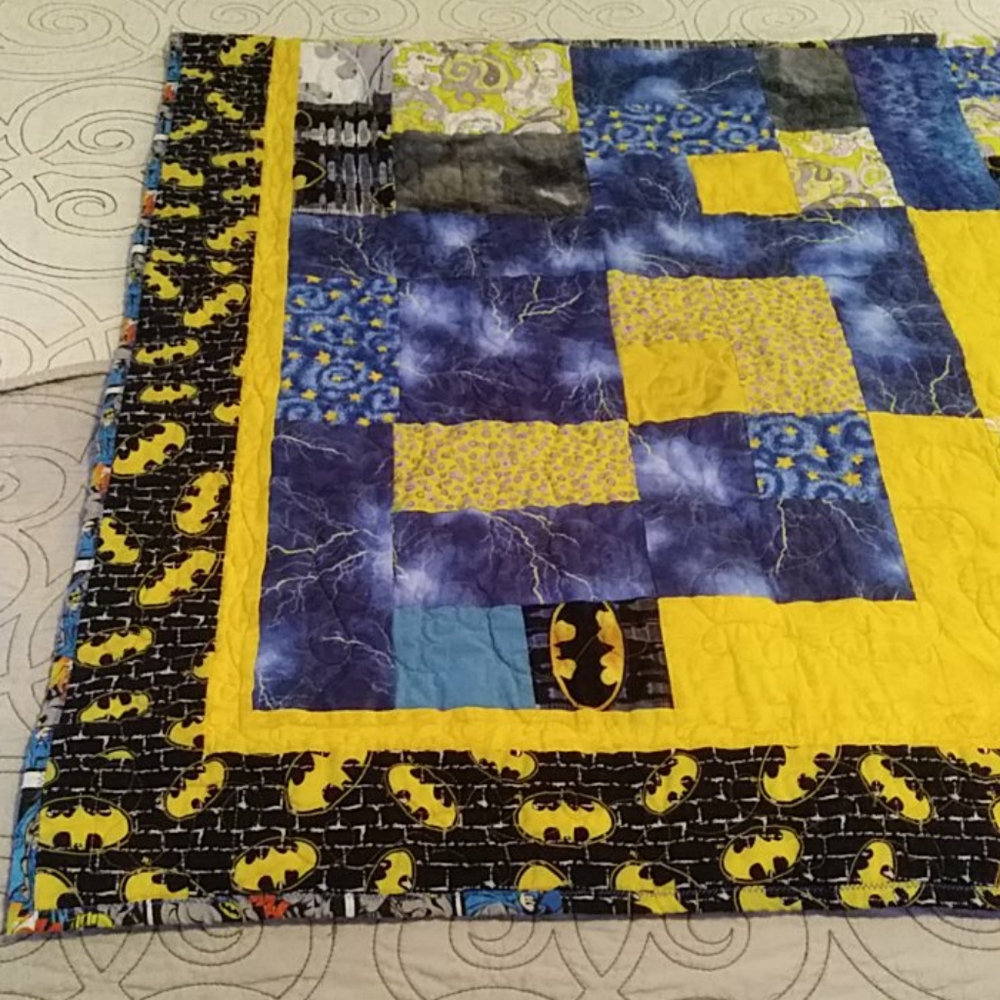 💥 Handmade Batman Quilt